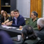 Martín Perez y vecinos analizan proyectos para descomprimir el puente Mosconi